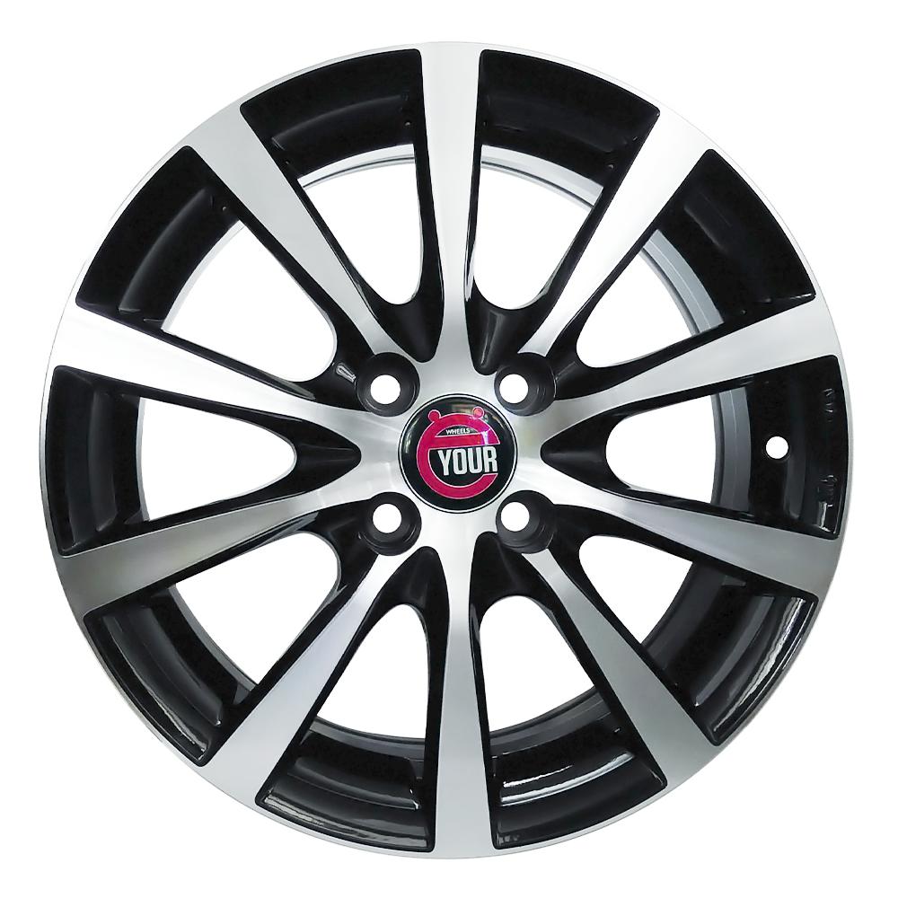 Диск литой 6,0*15 4*100 ET48 54,1 Ё-wheels E13 BKF