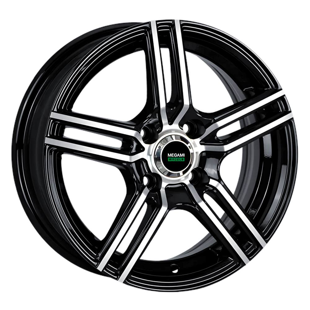 Диск литой 6,0*15 4*114,3 ET44 56,6 Megami MGM-1 BKF